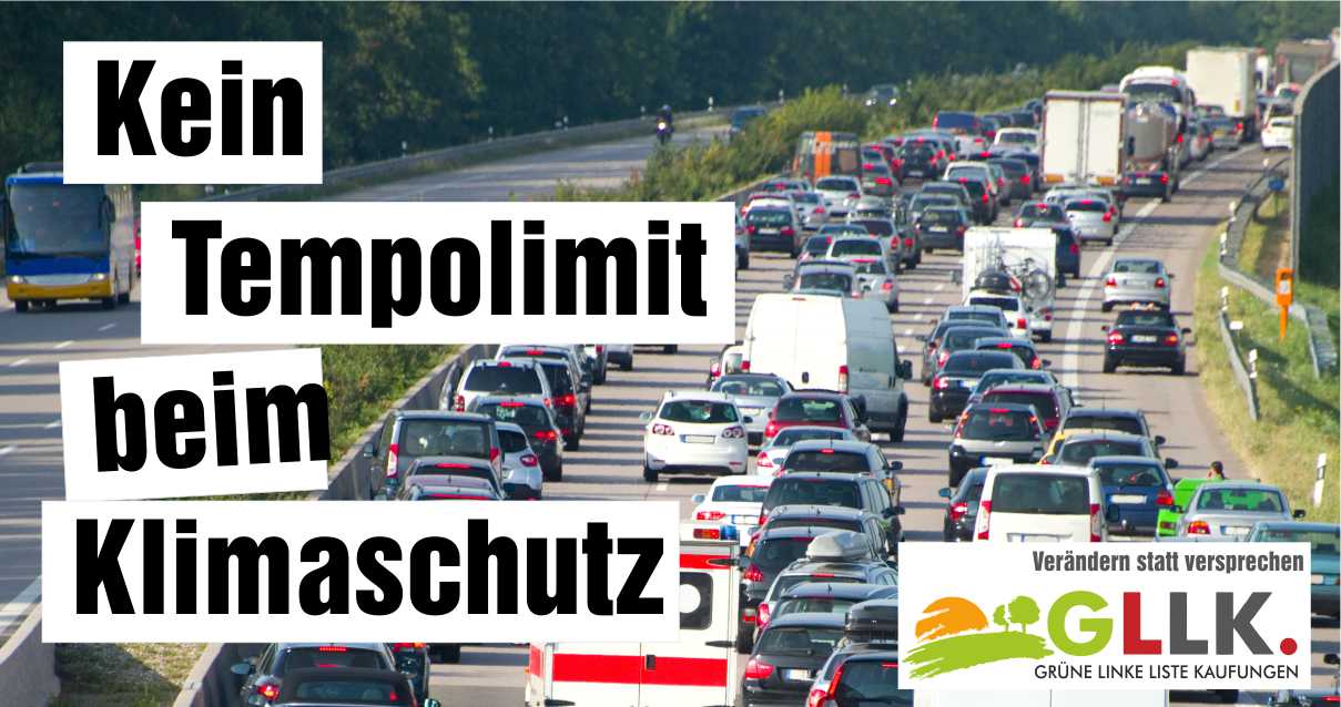 Kein Tempolimit beim Klimaschutz