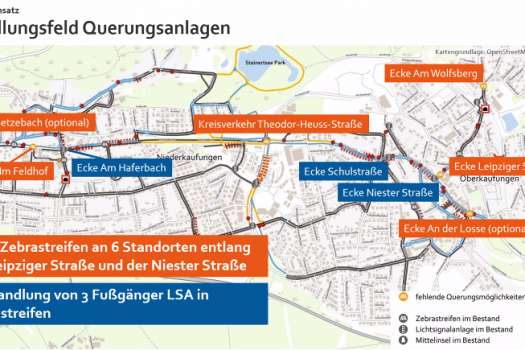 Fuß- und Radwege in Kaufungen