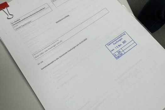 Ein wichtiger Schritt für unseren Wahlerfolg