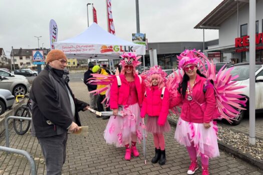 Närrische Zeiten am Infostand
